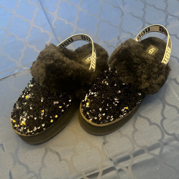 UGG Funkette platform sequin slides ~ 9 - Picture 5 of 9